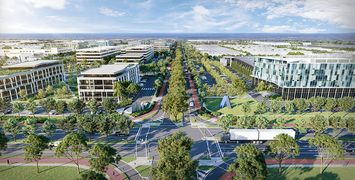 Avalon employment precinct render