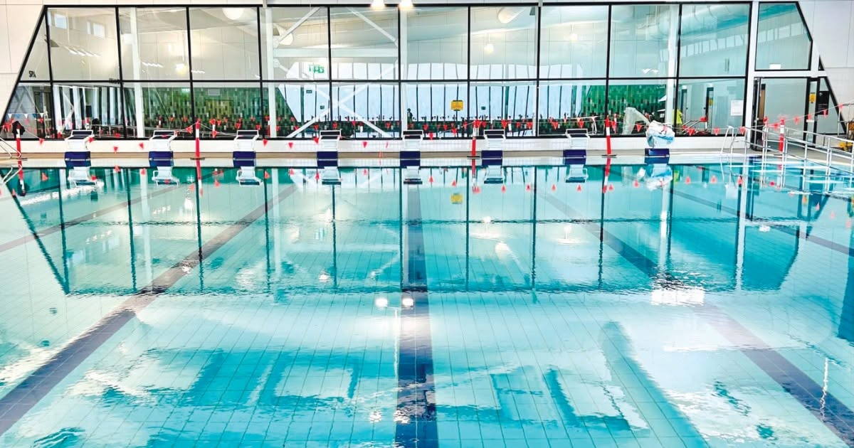 The completed 25 metre pool at the Northern Aquatic and Community Hub
