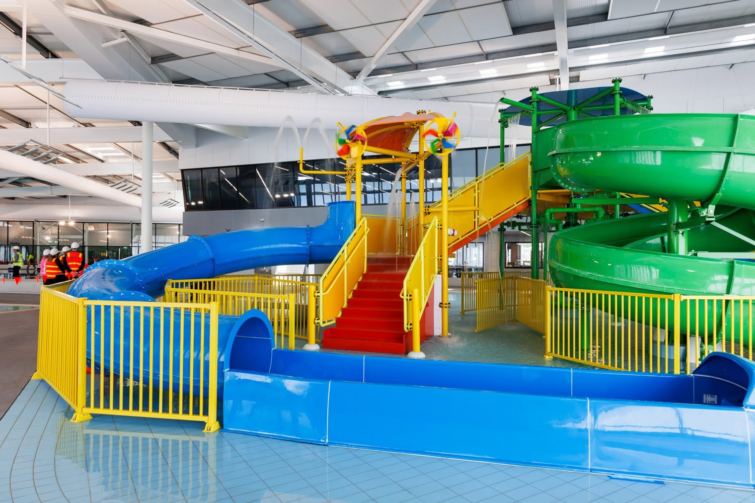 Water play area at the Northern ARC