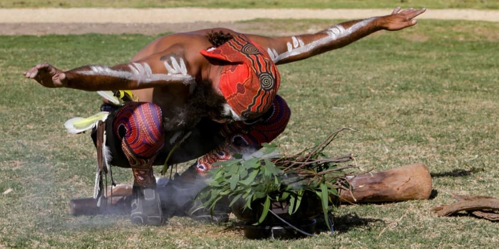 A Wadawurrung smoking ceremony